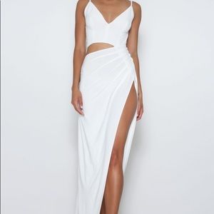 NWT Abyss by Abby Ivory White Lee Dress